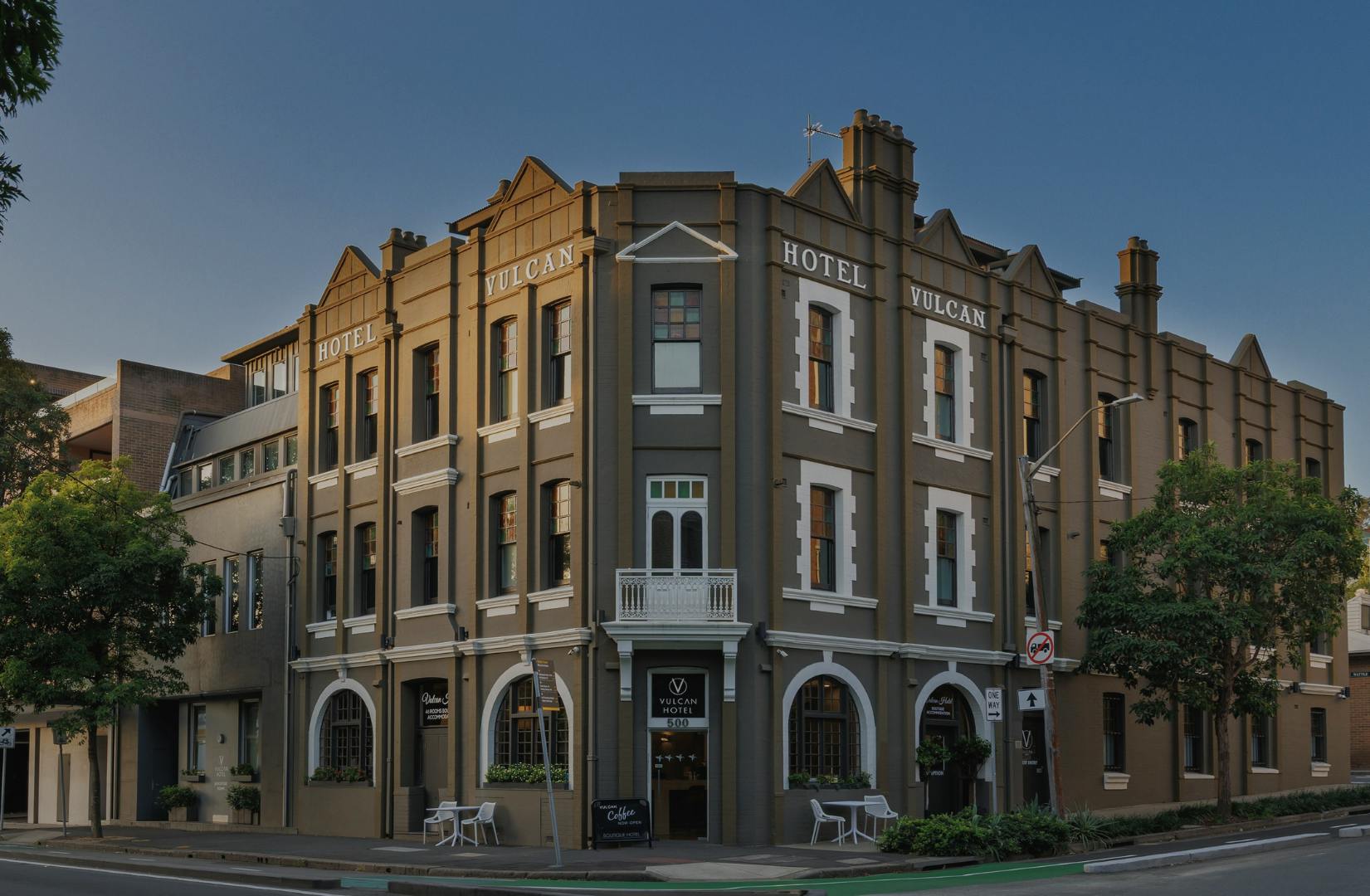 Vulcan Hotel Exterior Hero Image Home Page Edited