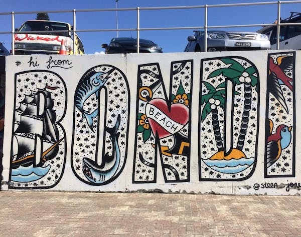 Bondi Beach Graffiti Wall