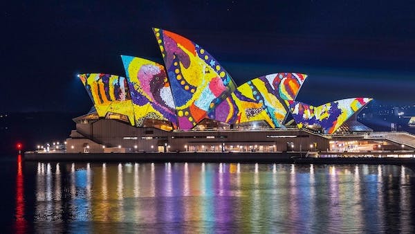 Opera House during Vivid Sydney